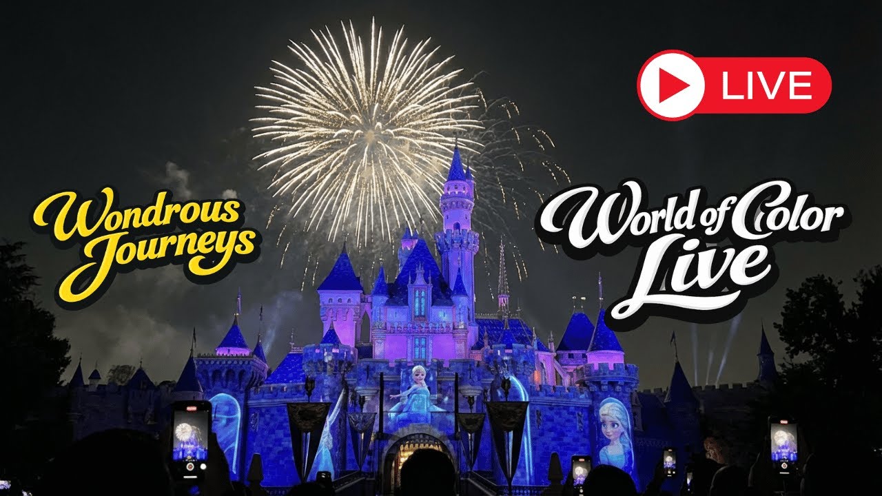 🔴 LIVE: Disneyland Resort Nighttime Fun | World of Color, Wondrous Journeys & More