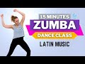 15 min zumba cardio workoutbeginners latin dance zumba classexercise to lose weight fast