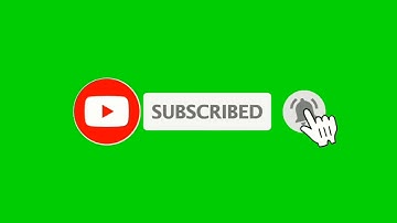 YouTube like subscribe bell icon buttons green screen | End Screen | copyright free 👌 green screen