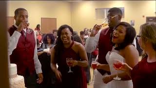 Mr and Mrs Travez Hampton wedding Mr and Mrs Travez Hampton wedding