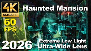 Haunted Mansion 4K60Fps - Disneyland Park Anaheim, California