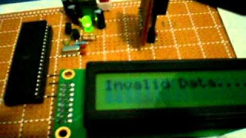 GPS interface with LCD usin