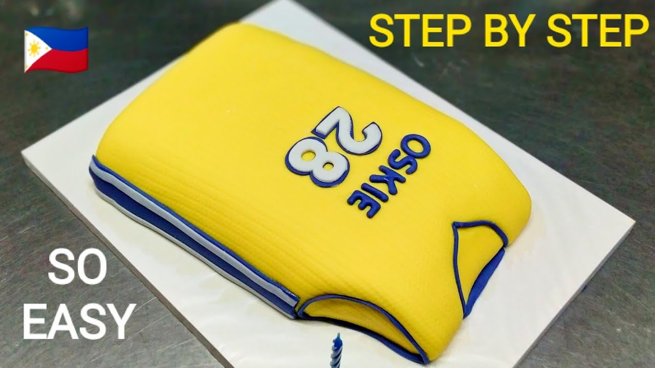 Simple and easy to make Lakers basketball jersey cake ArtCakes YouTube