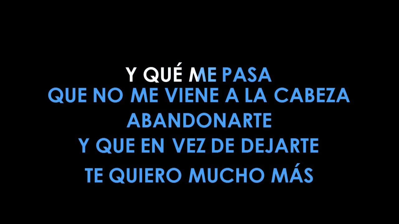 Karaoke De que estoy hecha (Eva Ayllón) DEMO HD YouTube