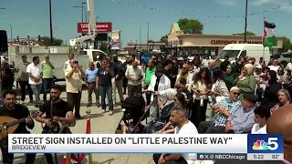 Bridgeview street renamed ‘Little Palestine Way' despite senator's apparent opposition