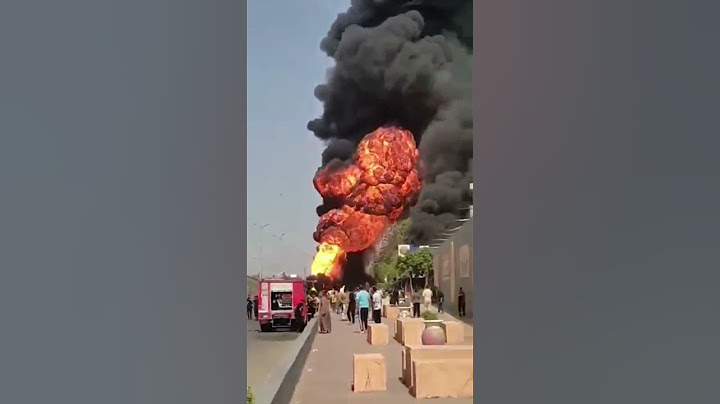 حريق محافظة قنا بنزينه المعنا