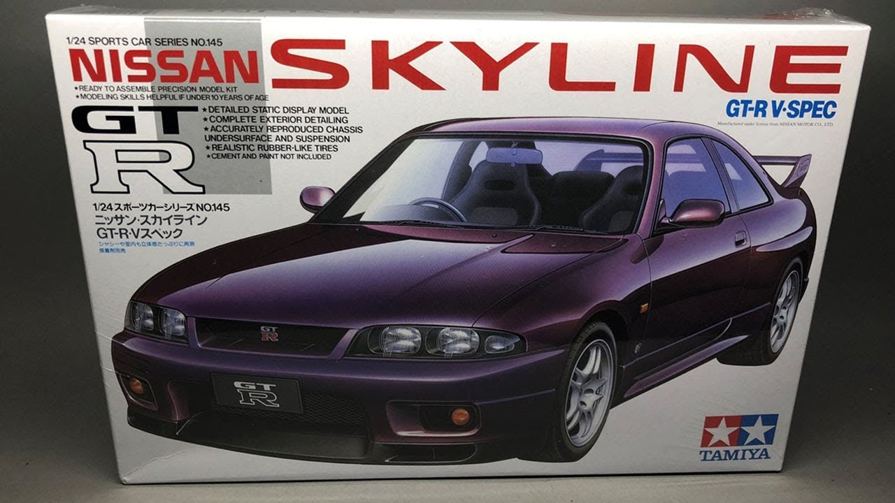 Unboxing: Tamiya Nissan Skyline R33 GT-R