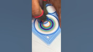 Colorful Spirograph Pattern #spirograph #satisfying #asmr