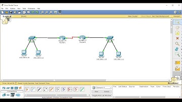 Cisco Packet Tracer - rota estática entre 2 routers part-3