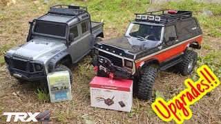 Traxxas TRX-4 Steering Servo upgrade.. Savox SW1210SG