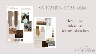 FASHION PORTFOLIO IN INKSCAPE