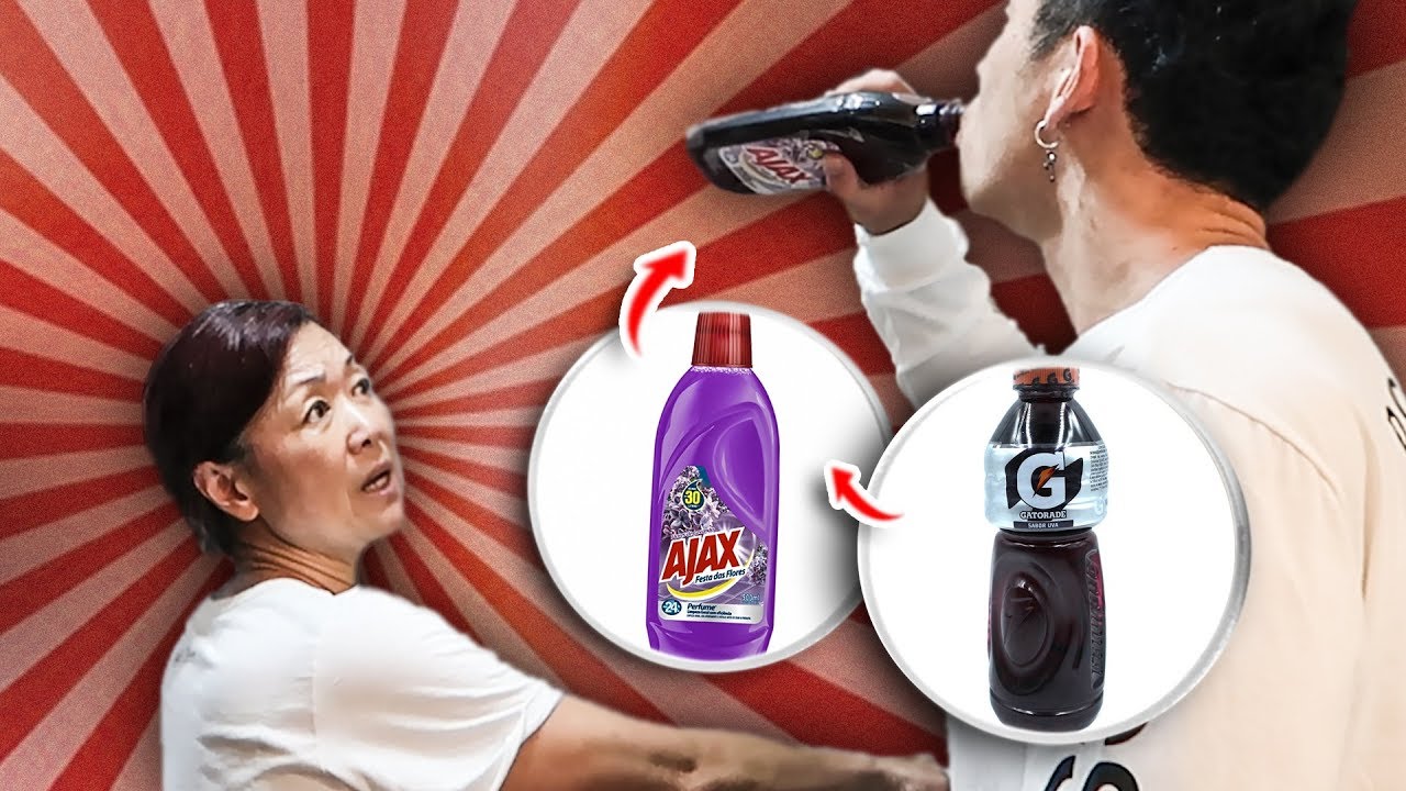 GATORADE DENTRO DA GARRAFA DE AJAX *trollei minha mãe*