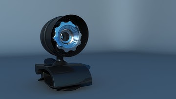 maya modelling - making of web cam