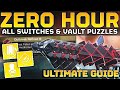 Destiny 2 outbreak perfected zero hour ultimate guide  all switches  vault puzzles guide  how to