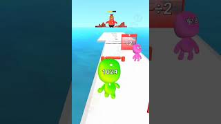 Man Runner 3D 2048 Runner Cubes - All levels iOS Android 2048 gameplay #devagamezone