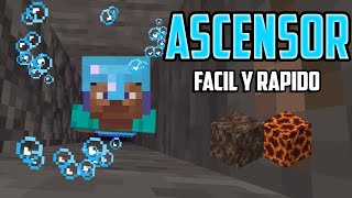 COMO HACER un ASCENSOR DE AGUA en MINECRAFT 2022