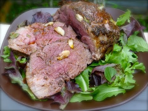 Easy Dinner Recipes - Roast Lamb With Garlic And Rosemary Recipe