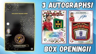 3 AUTOGRAPH CARDS! Topps Pristine Road to Euro 2024 hobby box opening!