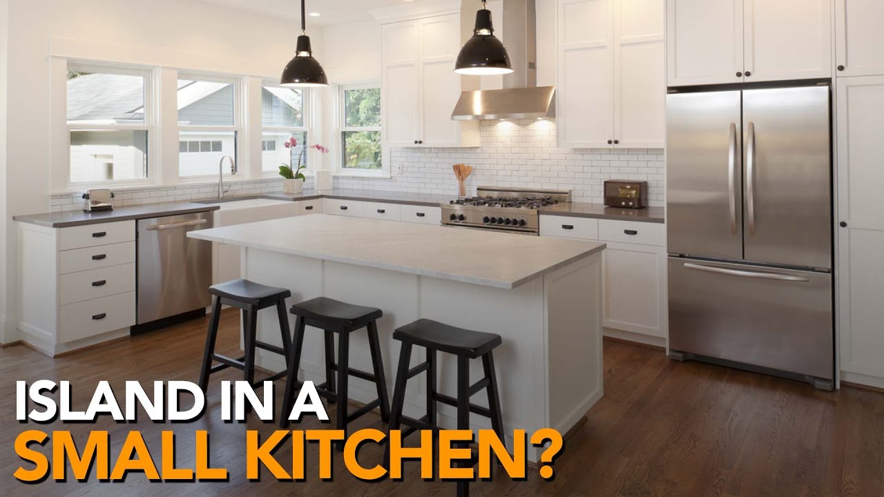 Can I Put An Island In A Small Kitchen? - YouTube
