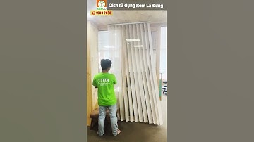 Hướng Dẫn Sử Dụng Rèm Sáo Lá Dọc - Màn Sáo Lá Dọc Cho Cửa Sổ Văn Phòng Công Ty - TiTaco