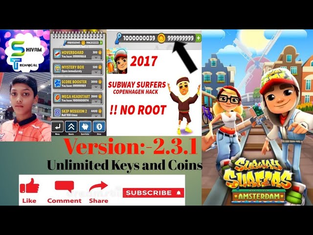 Subway Surfers Mod APK Koin Dan Kunci Tak Terbatas 2023 (Unlimited  Character)