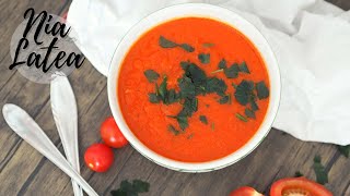 Karotten-Tomaten-Suppe I aromatisch und einfach - Nia Latea