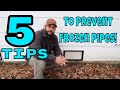 Preventing Frozen Pipes - Tips to Keep your Well Pump Running and Pipes from Bursting