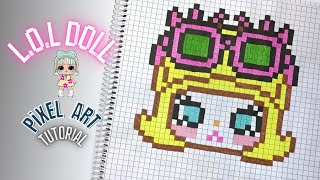 Pixel Art Tutorial: Drawing LOL DOLL Step by Step