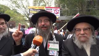 Rabbi protesting Israeli PM speech at UN General Assembly