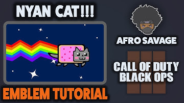 Awesome BO3 Nyan Cat Meme Emblem Tutorial in Black Ops 3! - Afro Savage