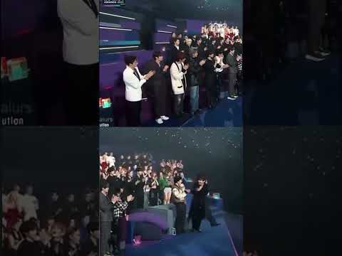 Idol reaction to BTS Platinum  at MAMA 2022