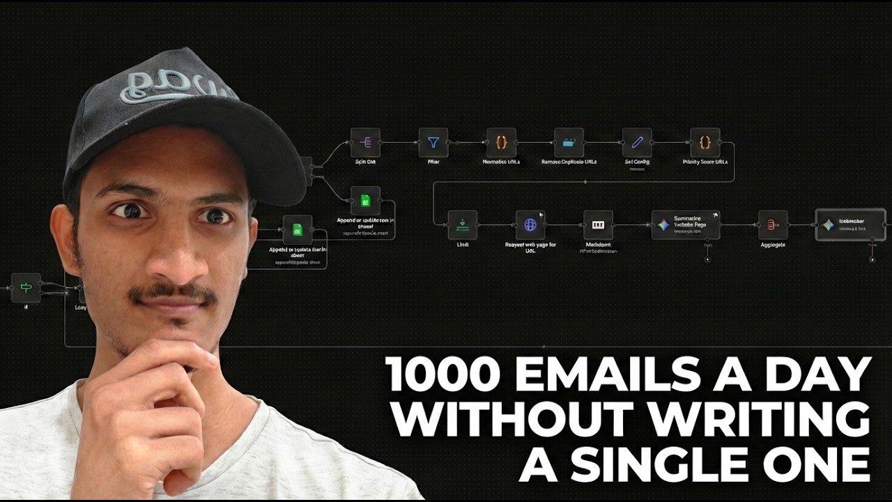 Make.com workflow for personalized cold email automation