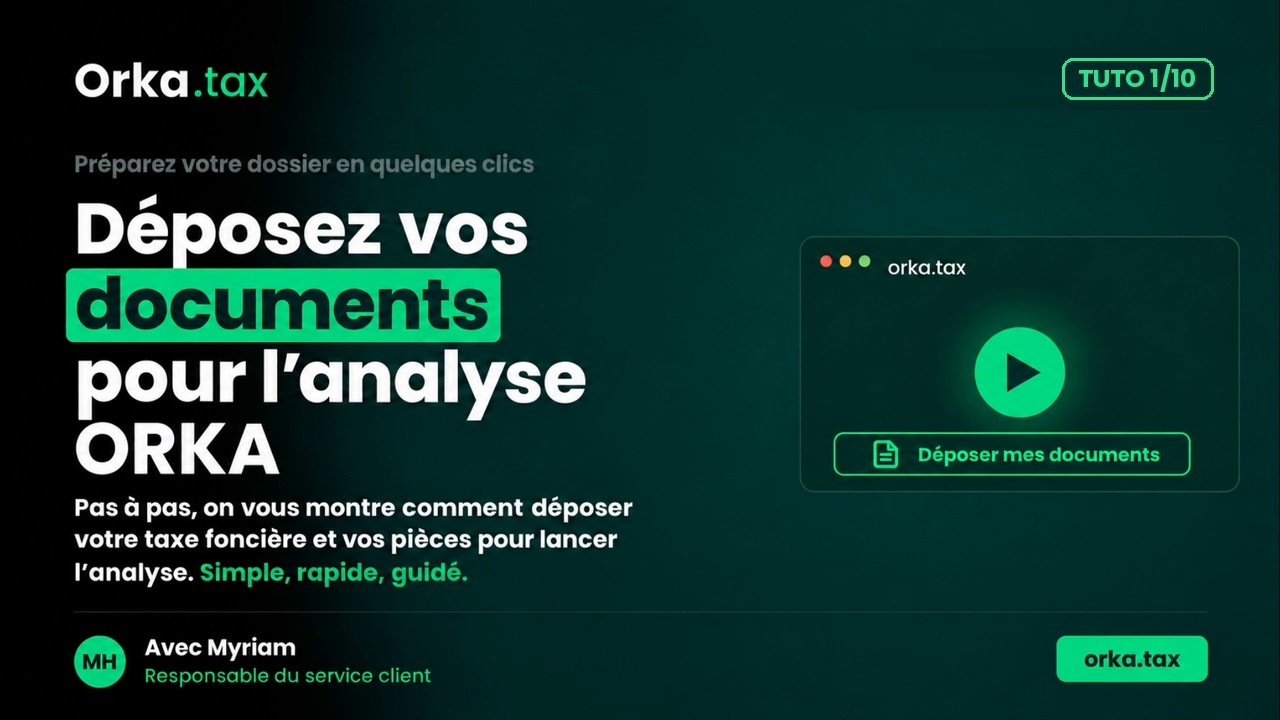 Aperçu de la vidéo : Déposer son avis de taxe foncière et lancer l'analyse
