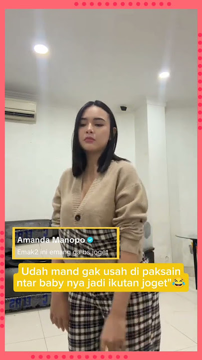 Bumil mode joget😂 #amandamanopo #shorts #shortsfeed #viral #fypシ