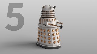 Blender Modelling - Necros Dalek - Part 5 - Texturing