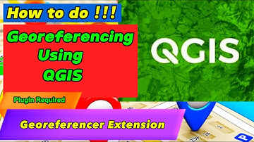 How to Georeferencing a Map in QGIS: Step-by-Step Guide | Digitization of map Raster Image in qgis