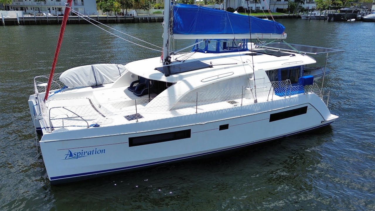 ⁣2017 Leopard 40 “Aspiration” | 4 Cabin Cruising Catamaran Tour