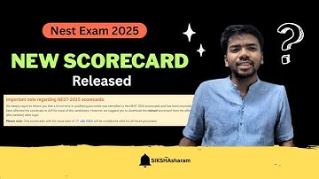 NEST 2025 Scorecard Update | Download Revised Scorecard Now! | Nest exam | NISER | CEBS