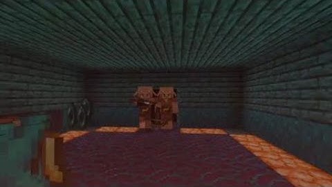 Apparently piglins can open doors