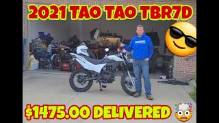 2021 TAOTAO TBR7 250cc STREET LEGAL CHEAP DIRT BIKE by American Piddler 14,294 views 3 years ago 9 minutes, 38 seconds
