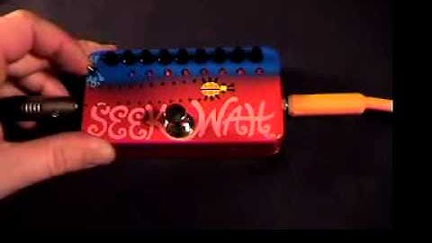 Z.VEX Seek Wah Hand Painted Guitar Pedal