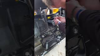 Inserting the Mulch Plug into a Stiga or Mountfield Ride-on Mower
