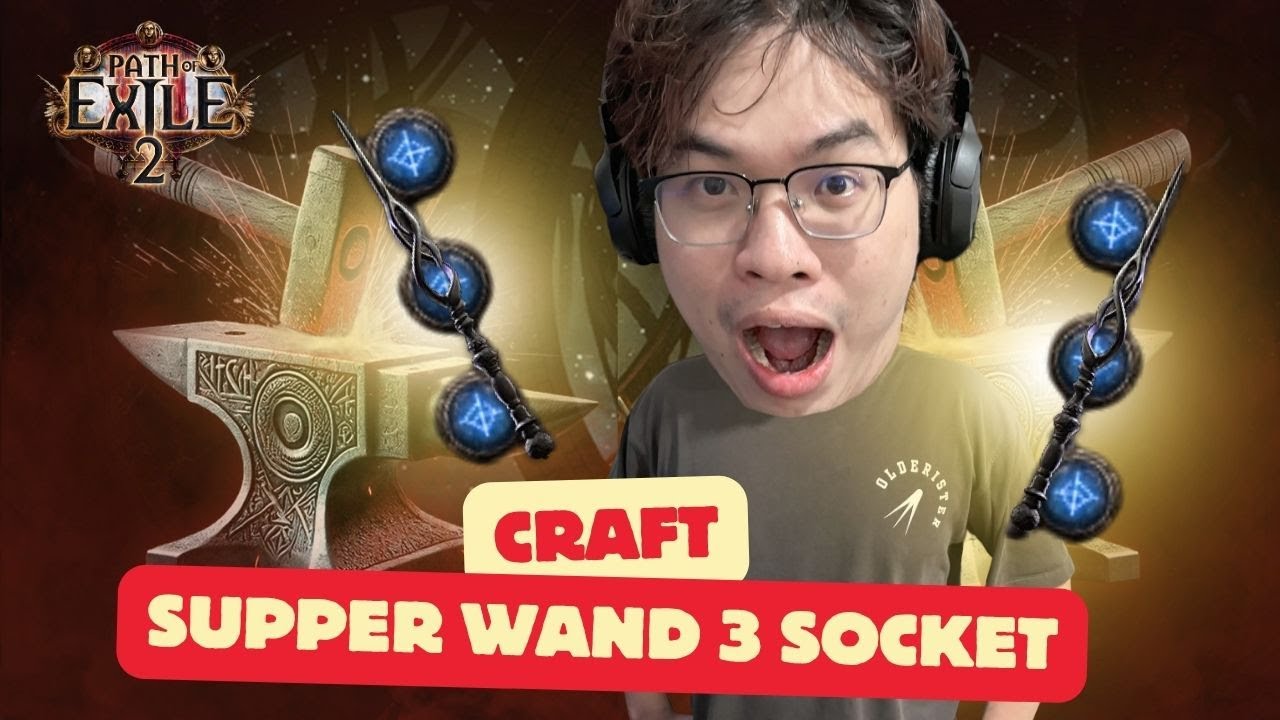 POE2: Thợ mộc tái xuất craft 2 wand Mirror trong 1 đêm