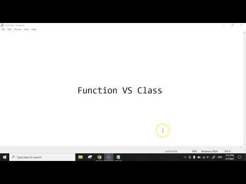 Python Function VS Class - YouTube