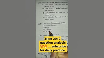 Neet 2019 pyq #shorts #shortfeed #shortvideo #neet #aiims
