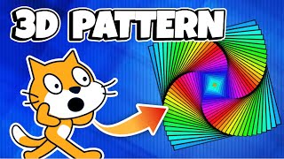 COOL 3D Pattern Effect 🌈 Scratch Tutorial