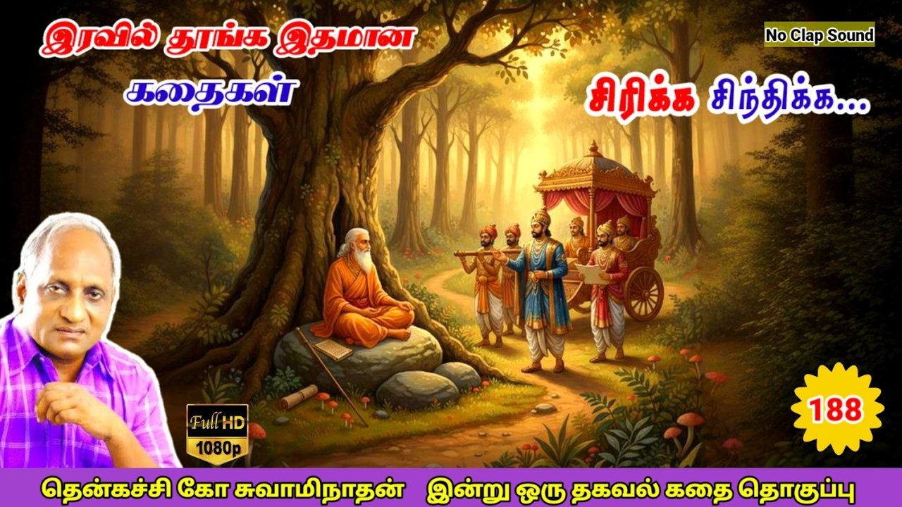 மன அழுத்தம் நீங்கி கவலைகள் மறந்து தூங்க Thenkachi Ko Swaminathan கதைகள் 188 |bஉண்மையான மகிழ்ச்சி