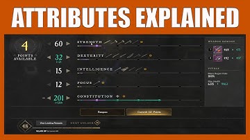 How Do Attributes Work In New World - How To Increase Constitution - How To Increase Weapon Damage