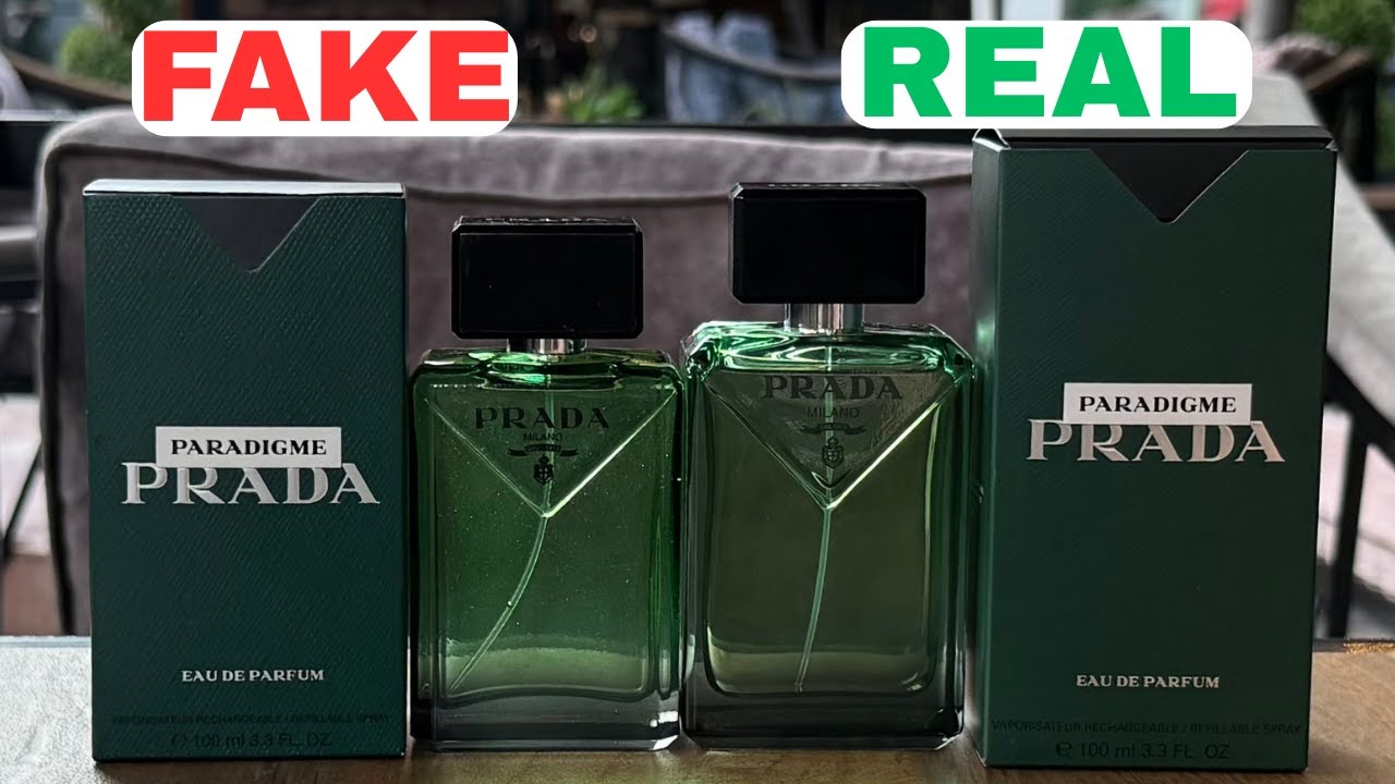 Fake vs Real Prada Paradigme Perfume