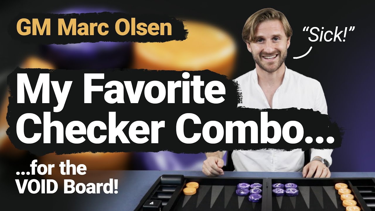 GM Marc Olsen's Favorite Checker Combination (Colors That POP!)